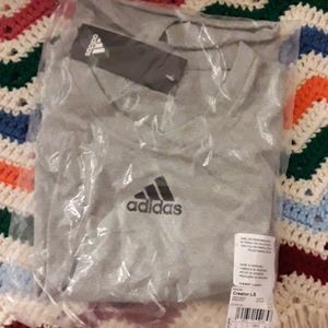 Grey Adidas Athletic long-sleeved shirt